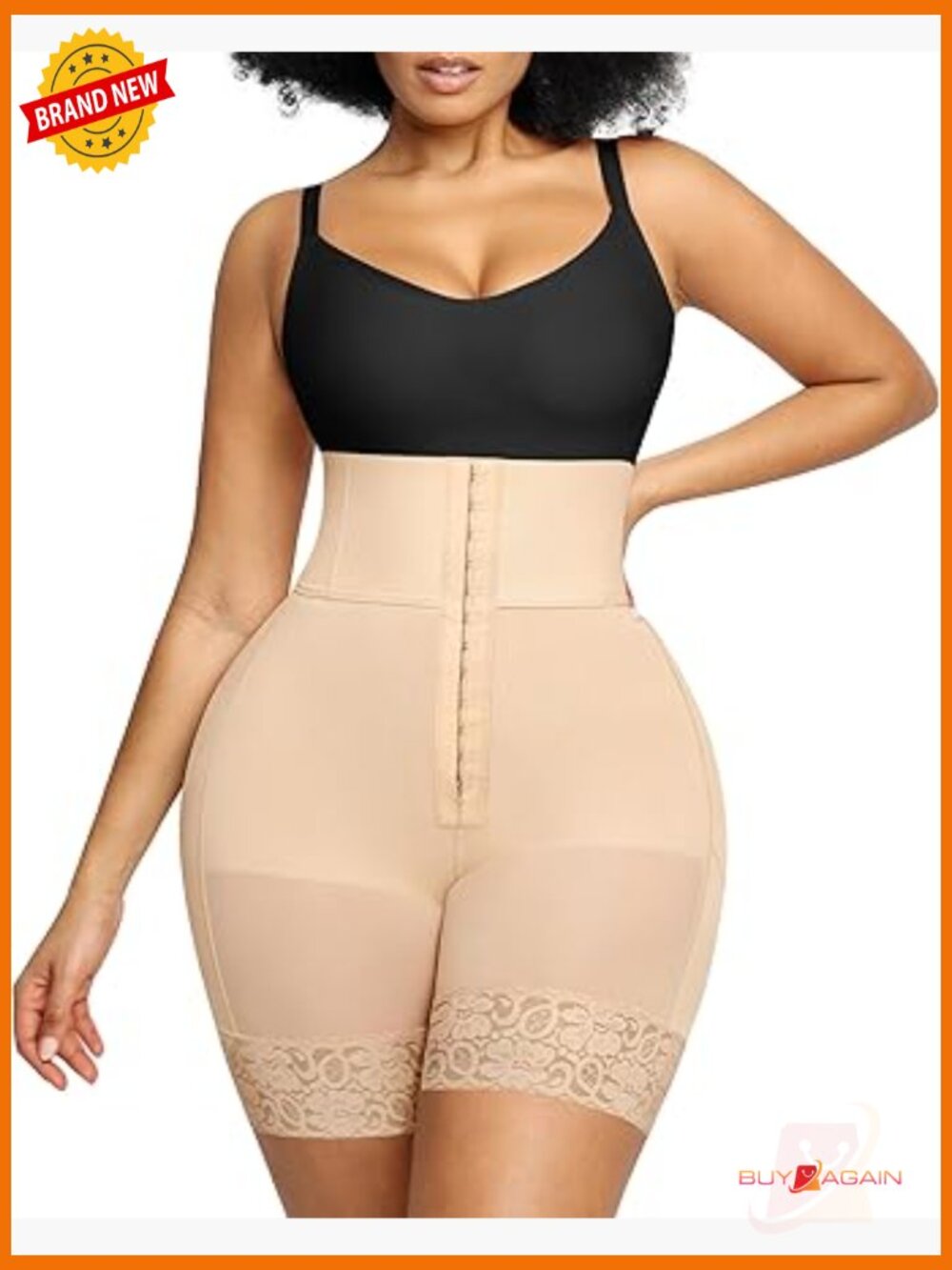 High Waisted Tummy Control Shapewear Shorts Butt Lifting Body Shaper for Women - Picture 1 of 7